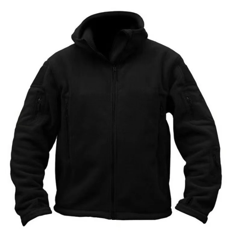Men Polar Fleece Tactical Winter Autumn Hiking Fishing Camping Trekking Thermal Jackets Outdoor Sports Hood Caro Coat Men Polar Fleece Tactical Winter Autumn Hiking Fishing Camping Trekking Thermal Jackets Outdoor Sports Hood Caro Coat