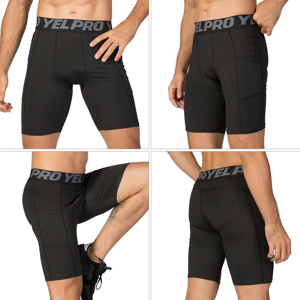Men Running Shorts with Pockets (3Pcs) Men Running Shorts with Pockets (3Pcs)
