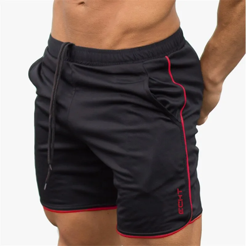 Men Summer Running Shorts Fitness Quick-drying Sport Shorts Breathable Mesh Workout Gym Short Pants Casual Sportswear