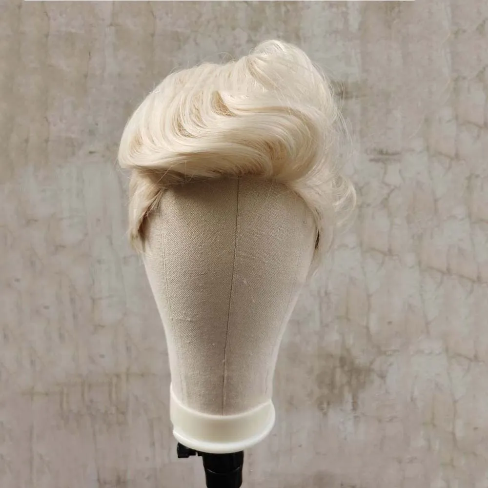 Men Synthetic Short Wig Pixie Cut Natural Straight Ombre Blonde Wig Heat Resistant Fiber for Daily Cosplay Party Men Synthetic Short Wig Pixie Cut Natural Straight Ombre Blonde Wig Heat Resistant Fiber for Daily Cosplay Party