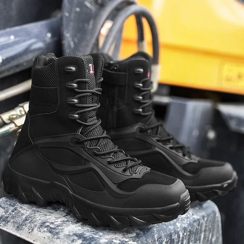 Men Tactical Boots Autumn Special Forces Field Man Boot Lightweight Outdoor Non-Slip Waterproof Shoes Zapatillas Hombre Men Tactical Boots Autumn Special Forces Field Man Boot Lightweight Outdoor Non-Slip Waterproof Shoes Zapatillas Hombre