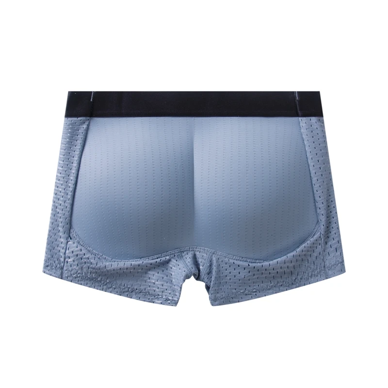 Men Trunks Built-in Fake Butt Hip Lifter Enhancer Shorts Boxer Briefs Padded Underwear Shapewear Underpants Nylon