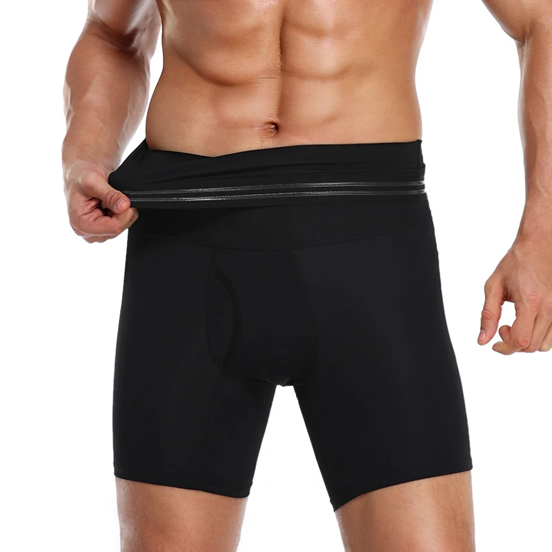 Men Tummy Control Shorts Body Shaper Compression High Waist Trainer Belly Tummy Control Slimming Shapewear Boxer