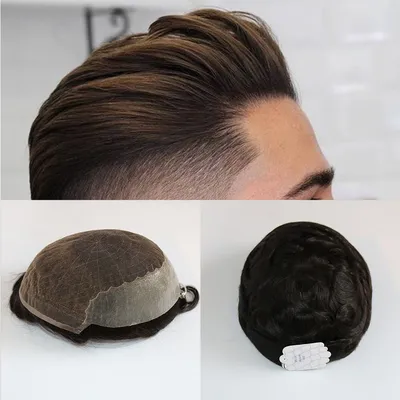 Men Wig Partial Hairpiece Toupee Men Wig Partial Hairpiece Toupee