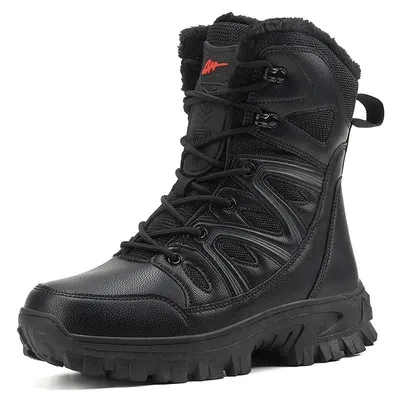 Men Winter Men Snow Boots Super Warm Men Hiking Boots High Quality Waterproof Leather Men's Boots Outdoor Motorcycle