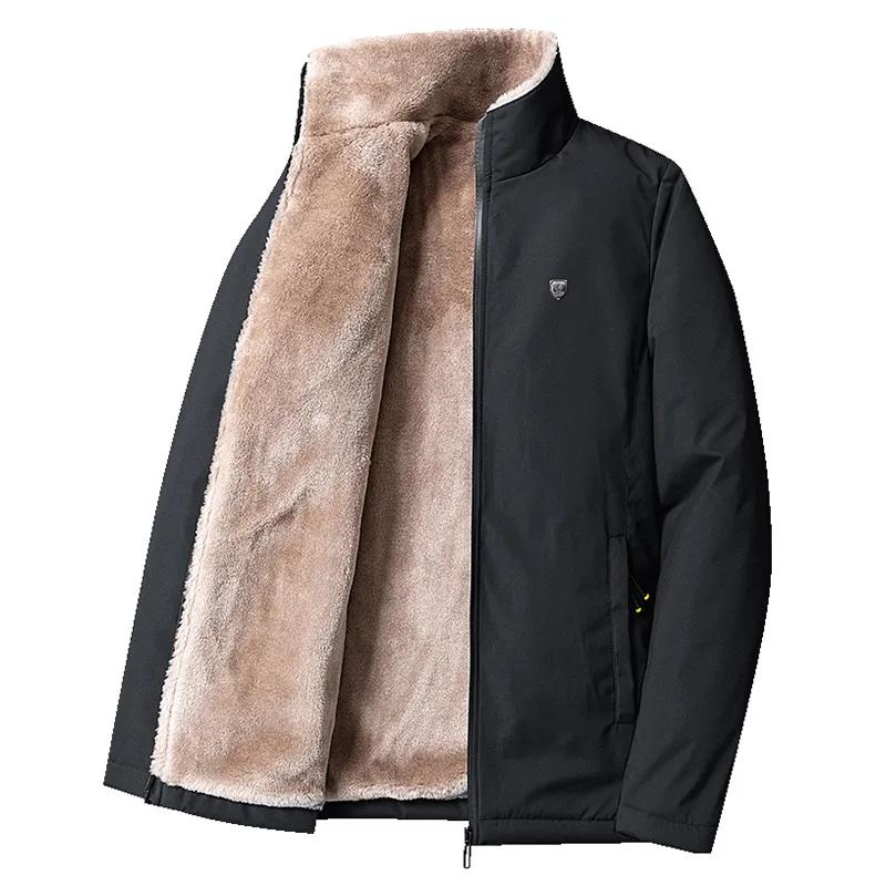 Men Winter Windproof Warm Thick Fleece Jacket Men Fashion Casual Coat Autumn Brand Outwear Outdoor Classic Jacket