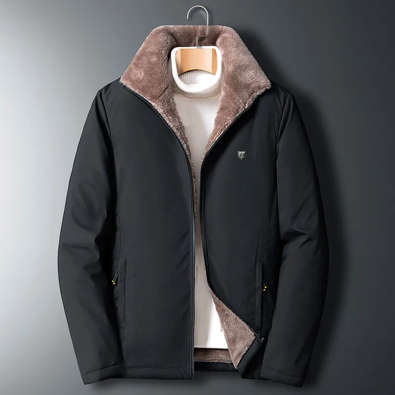 Men Winter Windproof Warm Thick Fleece Jacket Men Fashion Casual Coat Autumn Brand Outwear Outdoor Classic Jacket