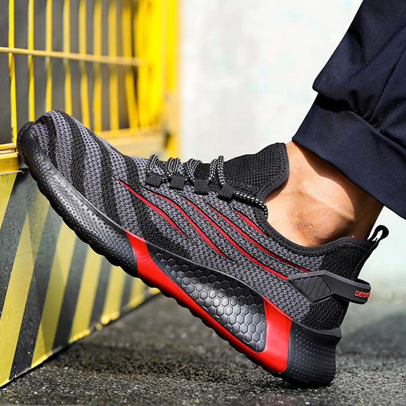 Men Work Safety Shoes Anti Puncture Working Sneakers Male Indestructible Work Shoes Men Boots Lightweight Men Shoes Men Work Safety Shoes Anti Puncture Working Sneakers Male Indestructible Work Shoes Men Boots Lightweight Men Shoes