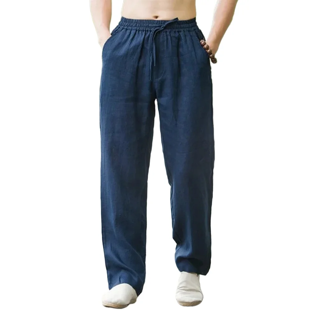Men's Beach Pants Joggers Streetwear Cotton Linen Sweatpants Casual Pants Hawaiian Vacation Loose Summer Long Men's Beach Pants Joggers Streetwear Cotton Linen Sweatpants Casual Pants Hawaiian Vacation Loose Summer Long