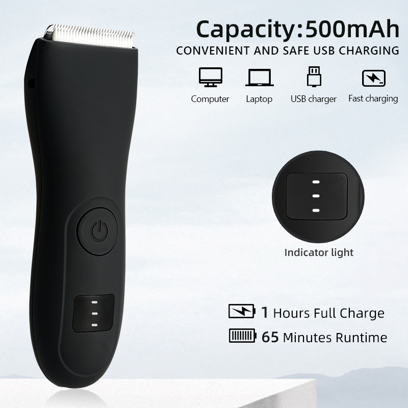 Mens Body Hair Trimmer for Men Balls Women Lady Shaver Hair Removal Bikini Trimmer Groin & Body Shaver Groomer Arm