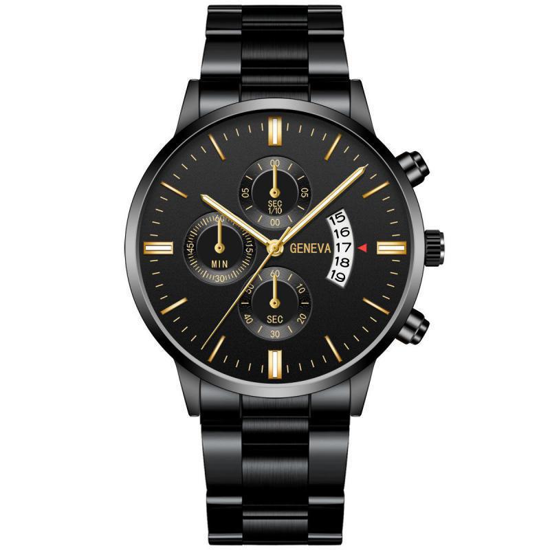 Men's Business Quartz Watch Fashion Fake Three-Eye Six-Pin Calendar Men's Watch Mesh Belt Men's Watch Watch Men's Business Quartz Watch Fashion Fake Three-Eye Six-Pin Calendar Men's Watch Mesh Belt Men's Watch Watch