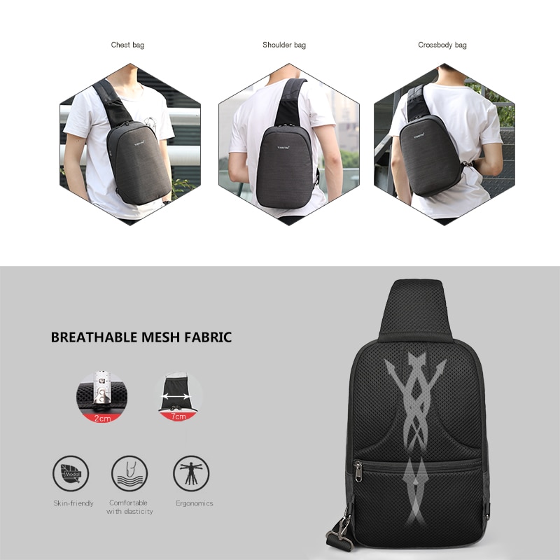 Mens Chest Bag Crossbody Bag Mens Chest Bag Crossbody Bag