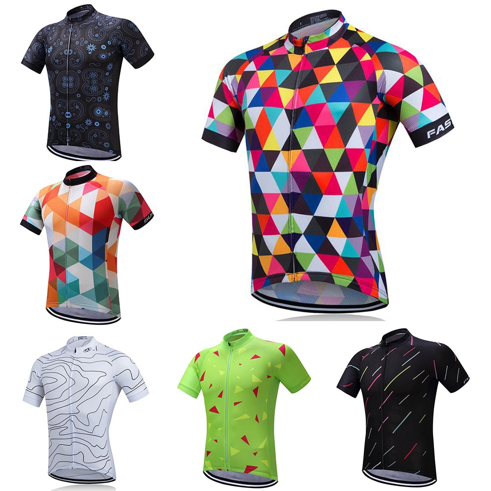 Mens Cycling Jersey Short Sleeve Bicycle Shirt