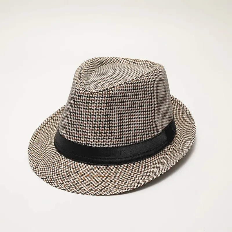 Men's Fashion Hat British Middle-aged and Elderly Jazz Warm Hat