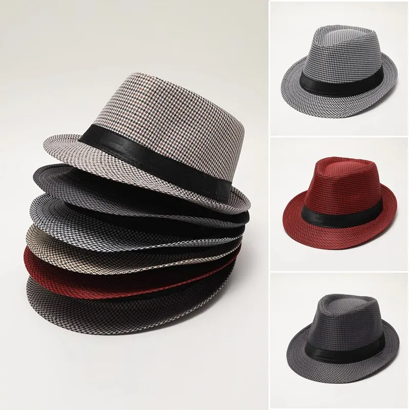 Men's Fashion Hat British Middle-aged and Elderly Jazz Warm Hat