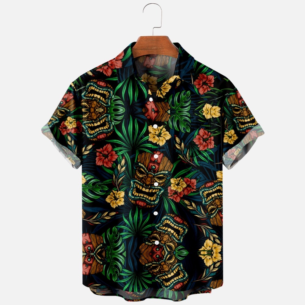 Men's Fashion Summer T Shirts Hawaiian 3d Print Cozy Casual One Button Shirts Short Sleeve Beach Oversized Shirts Men's Fashion Summer T Shirts Hawaiian 3d Print Cozy Casual One Button Shirts Short Sleeve Beach Oversized Shirts