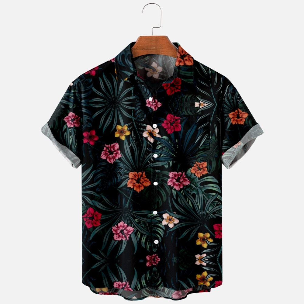 Men's Fashion Summer T Shirts Hawaiian 3d Print Cozy Casual One Button Shirts Short Sleeve Beach Oversized Shirts Men's Fashion Summer T Shirts Hawaiian 3d Print Cozy Casual One Button Shirts Short Sleeve Beach Oversized Shirts