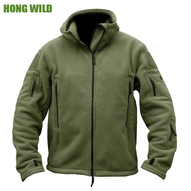 Mens Fleece Jacket Multi-Pockets Jacket Mens Fleece Jacket Multi-Pockets Jacket