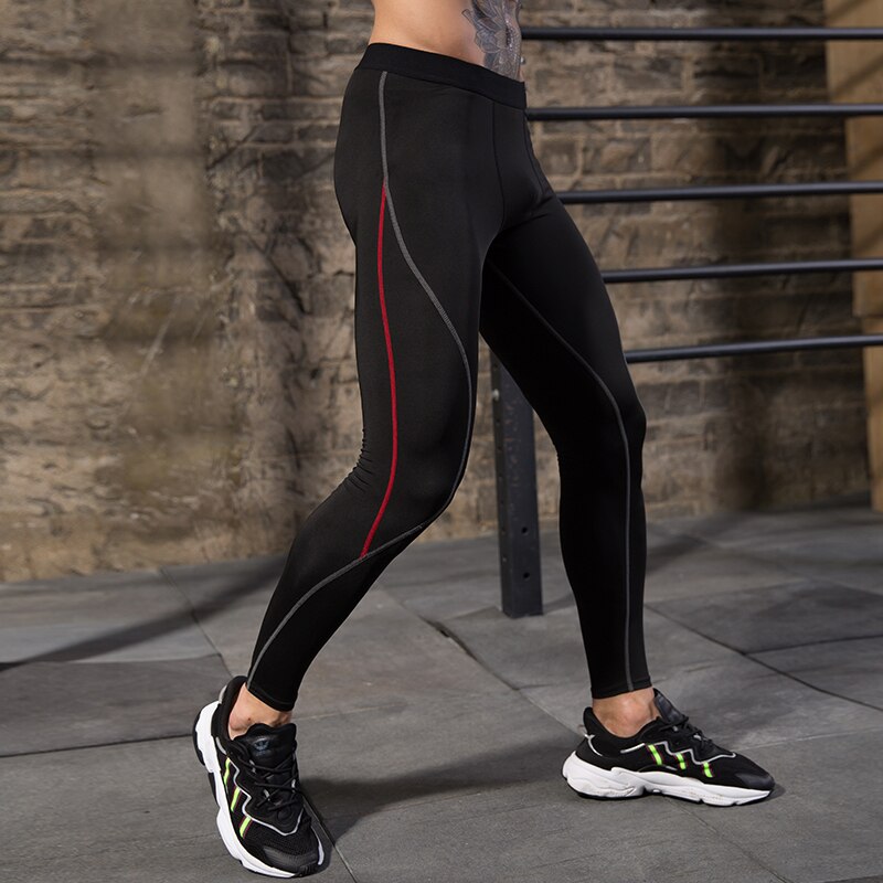Mens Gym Leggings Tight Sports Pants