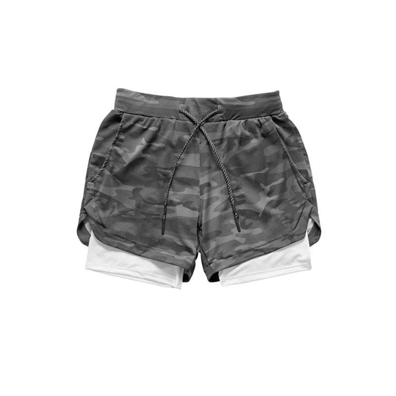 Men's Gym Shorts with Inner Spandex Shorts Men's Gym Shorts with Inner Spandex Shorts
