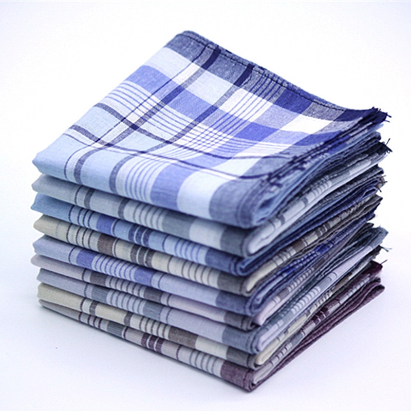 Mens Handkerchief Plaid Design (Set of 5) Mens Handkerchief Plaid Design (Set of 5)