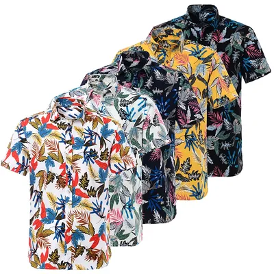 Mens Hawaiian Print Shirt Summer Wear Mens Hawaiian Print Shirt Summer Wear