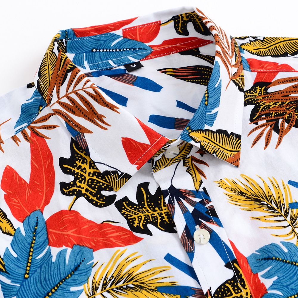 Mens Hawaiian Print Shirt Summer Wear Mens Hawaiian Print Shirt Summer Wear