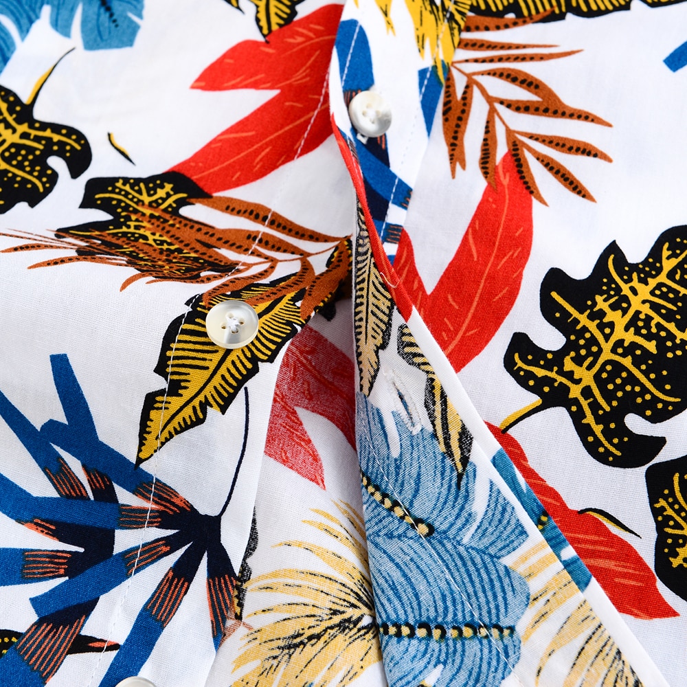 Mens Hawaiian Print Shirt Summer Wear Mens Hawaiian Print Shirt Summer Wear