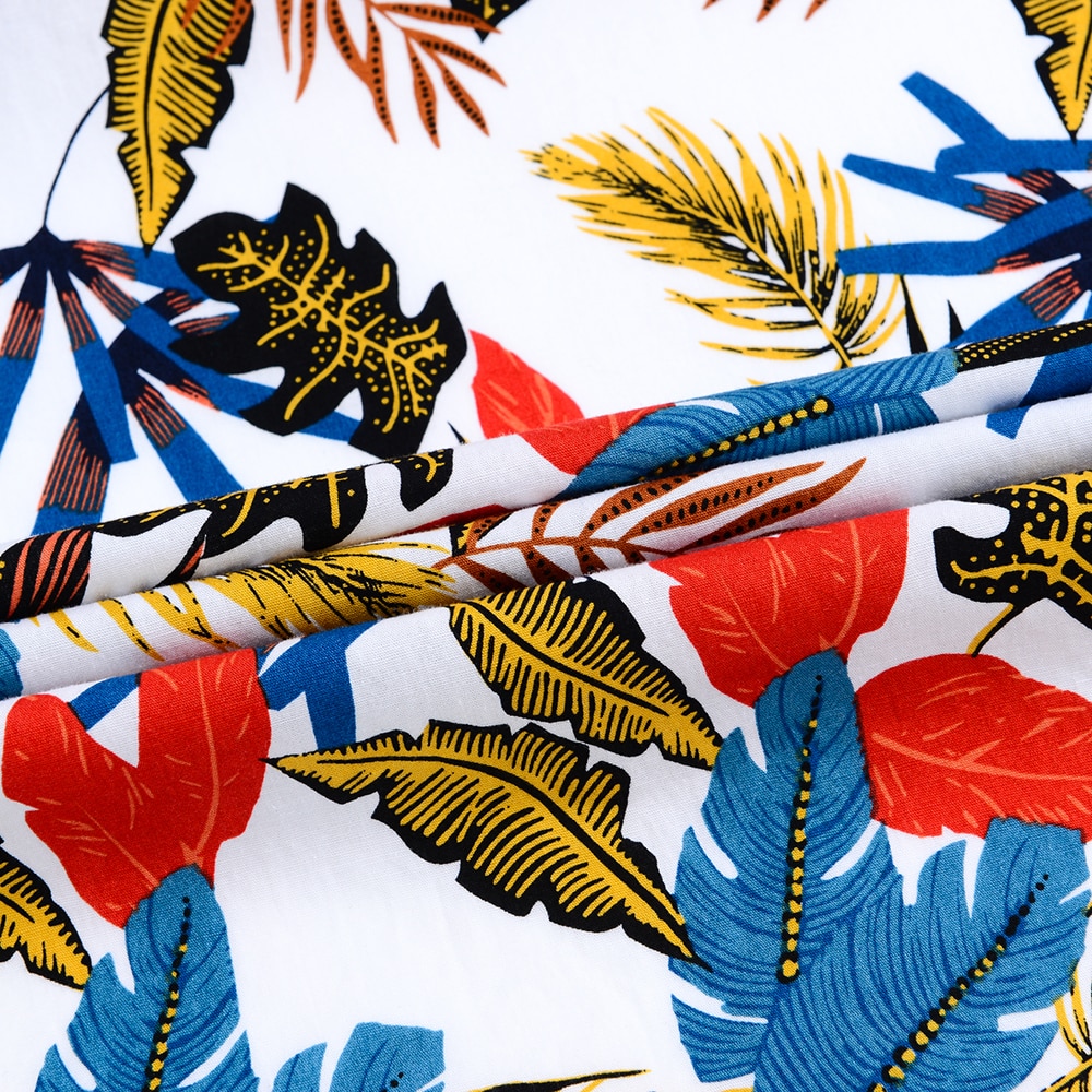 Mens Hawaiian Print Shirt Summer Wear Mens Hawaiian Print Shirt Summer Wear