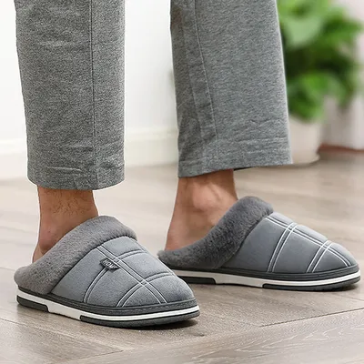 Men's Indoor Slippers with Soft Material