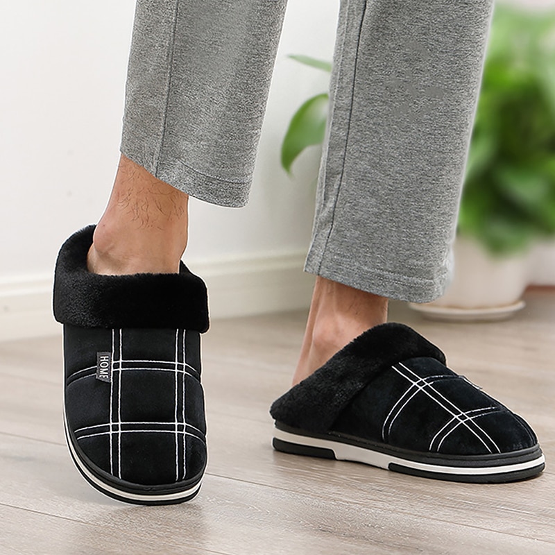 Men's Indoor Slippers with Soft Material
