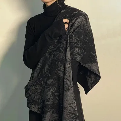 Mens Japanese Style Dark Wind Warm Long Imitation Cashmere Scarf Scarf Multi-Purpose Shawl Mens Japanese Style Dark Wind Warm Long Imitation Cashmere Scarf Scarf Multi-Purpose Shawl