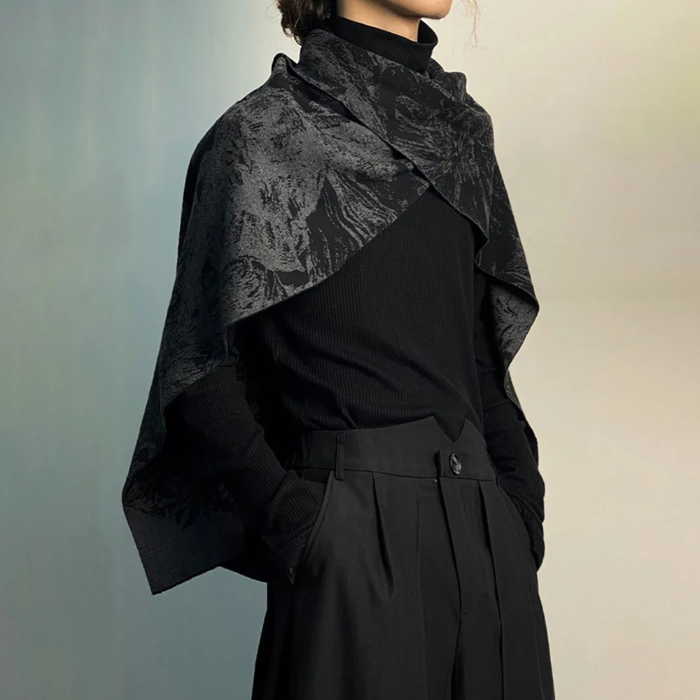 Mens Japanese Style Dark Wind Warm Long Imitation Cashmere Scarf Scarf Multi-Purpose Shawl Mens Japanese Style Dark Wind Warm Long Imitation Cashmere Scarf Scarf Multi-Purpose Shawl