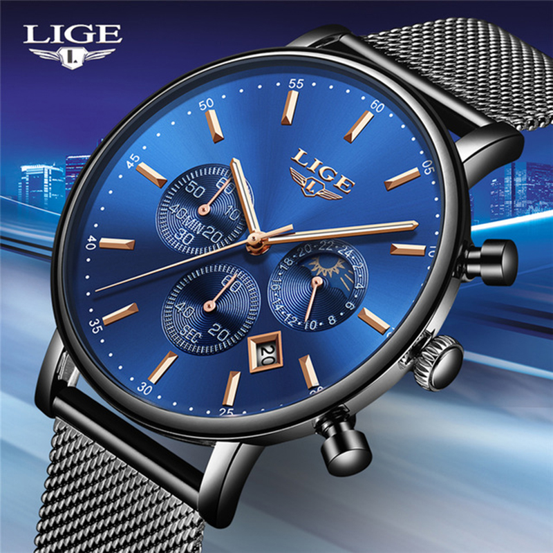 Mens Luxury Watch Stainless Steel