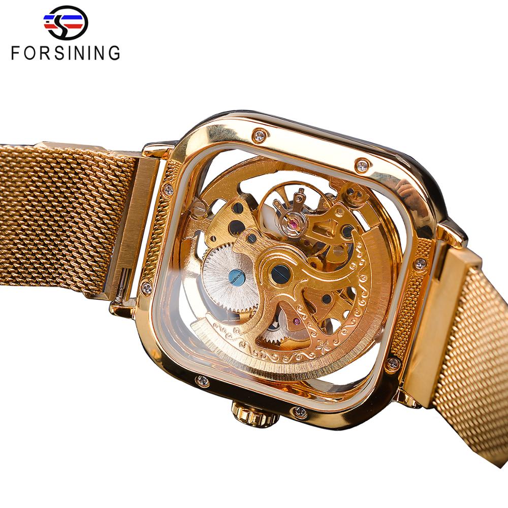 Mens Mechanical Transparent Watch Mens Mechanical Transparent Watch