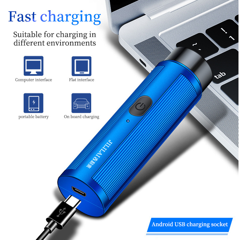 Men's Mini Electric Shaver Automatic Razor Trimmer Portable Beard Knife Shaver Rechargeable Razor Travel Car Mini Shaver Men's Mini Electric Shaver Automatic Razor Trimmer Portable Beard Knife Shaver Rechargeable Razor Travel Car Mini Shaver