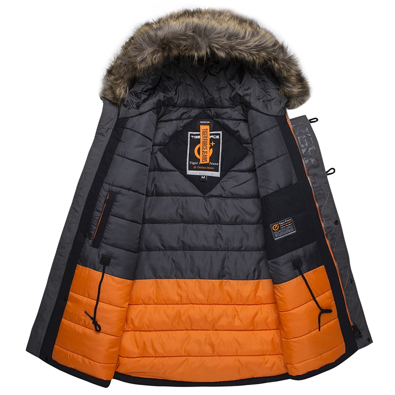 Mens Parka Coat with Fur Hood Winterwear Mens Parka Coat with Fur Hood Winterwear