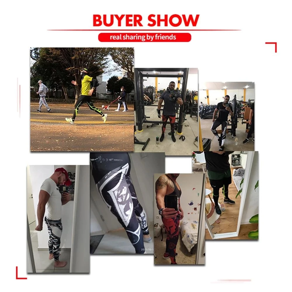 Men's Running Leggings Sportswear Quick Dry Gym Fitness Tights Workout Training Jogging Sports Trousers Compression Men's Running Leggings Sportswear Quick Dry Gym Fitness Tights Workout Training Jogging Sports Trousers Compression