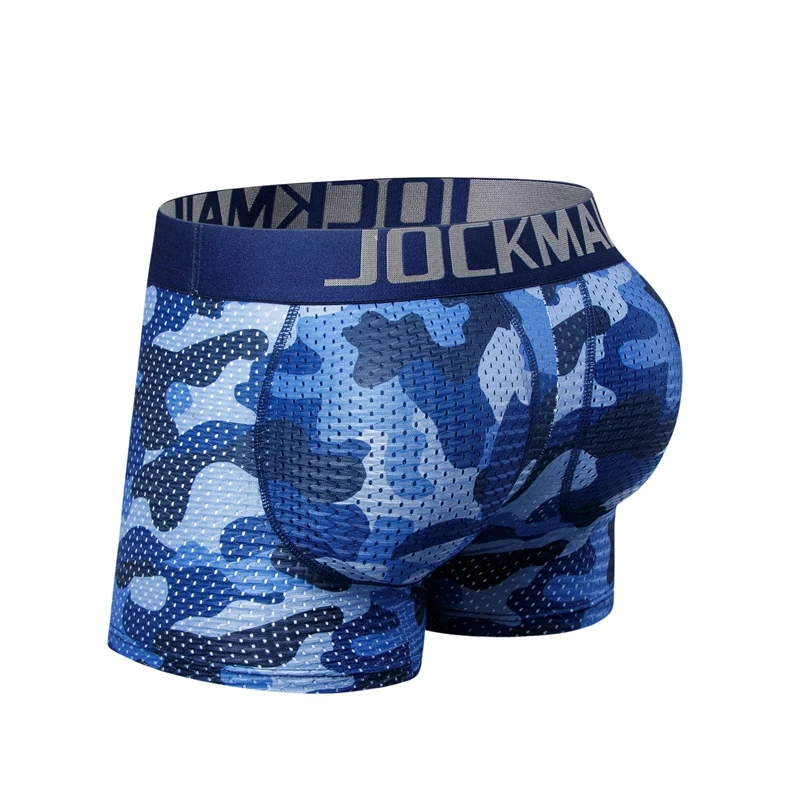 Men's Sexy Fashion Ice Silk Mesh Breathable Soft Comfortable Butt Lift Boxer Briefs Underwear Low Waist Camouflage Men's Sexy Fashion Ice Silk Mesh Breathable Soft Comfortable Butt Lift Boxer Briefs Underwear Low Waist Camouflage