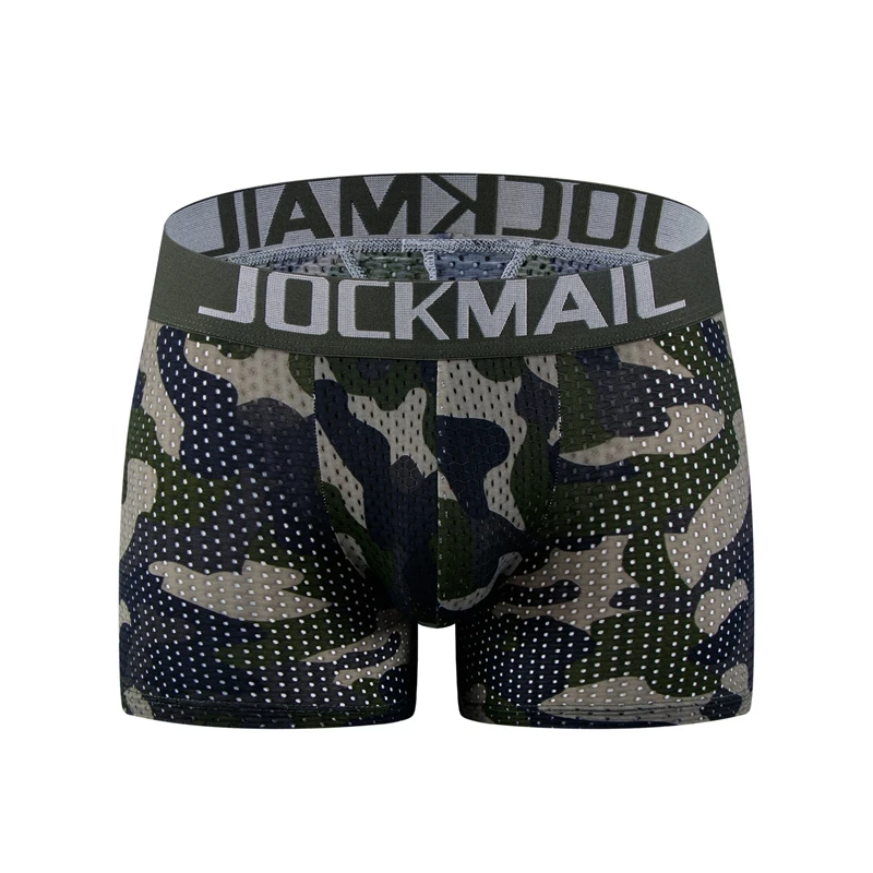 Men's Sexy Fashion Ice Silk Mesh Breathable Soft Comfortable Butt Lift Boxer Briefs Underwear Low Waist Camouflage Men's Sexy Fashion Ice Silk Mesh Breathable Soft Comfortable Butt Lift Boxer Briefs Underwear Low Waist Camouflage
