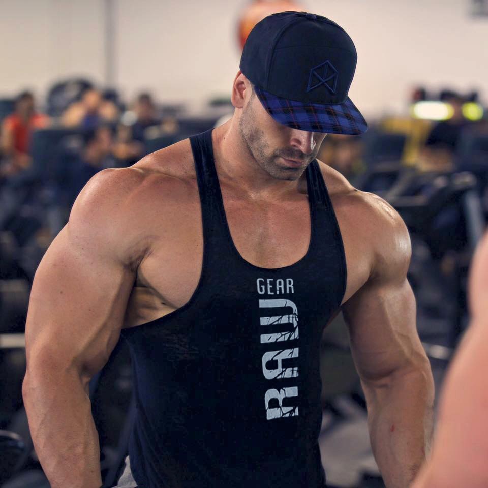 Mens Sleeveless Tank Top Fitness Vest
