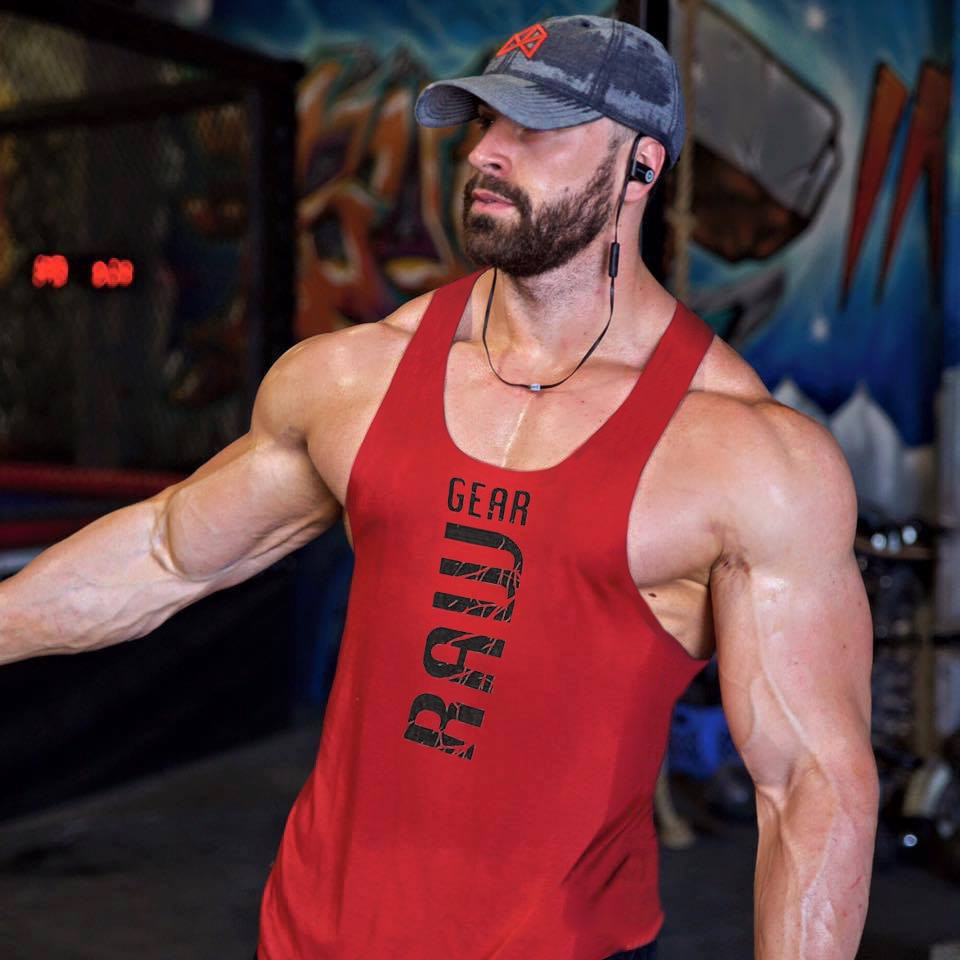 Mens Sleeveless Tank Top Fitness Vest