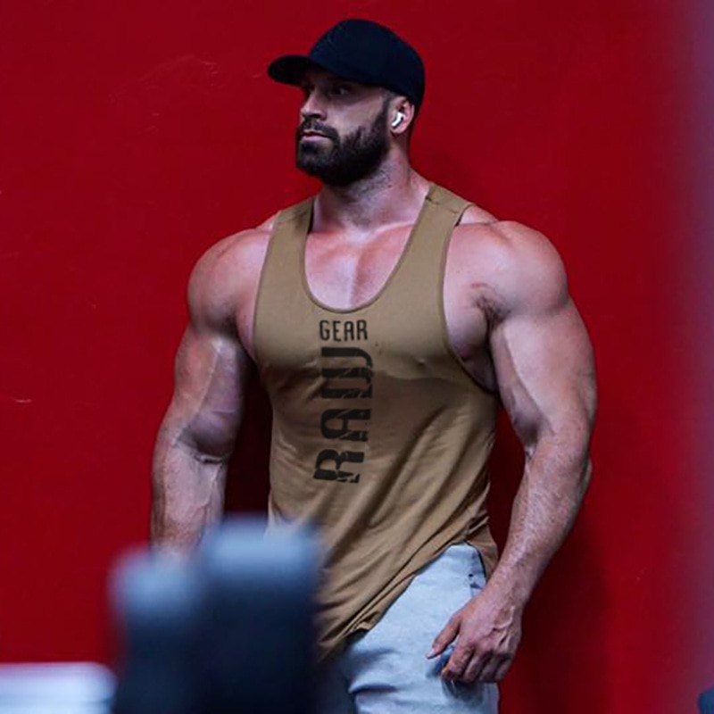 Mens Sleeveless Tank Top Fitness Vest