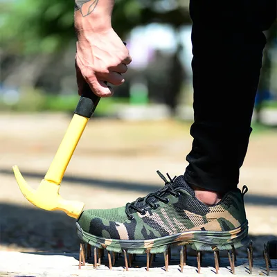 Men's Sneakers Steel Toe Safety Shoes