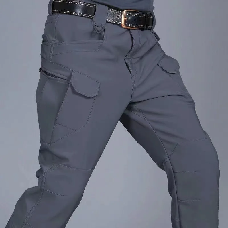 Men's Spring Autumn Tactical Pants Climbing Hiking Camping Fishing Hunting Elastic Trousers Quick Dry Trekking Sports