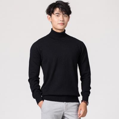 Mens Turtleneck Sweater Casual Wear