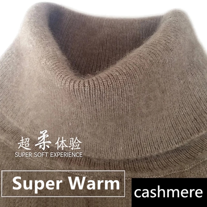 Mens Turtleneck Sweater Casual Wear