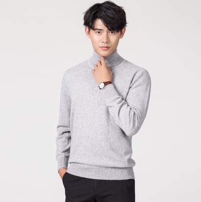 Mens Turtleneck Sweater Casual Wear