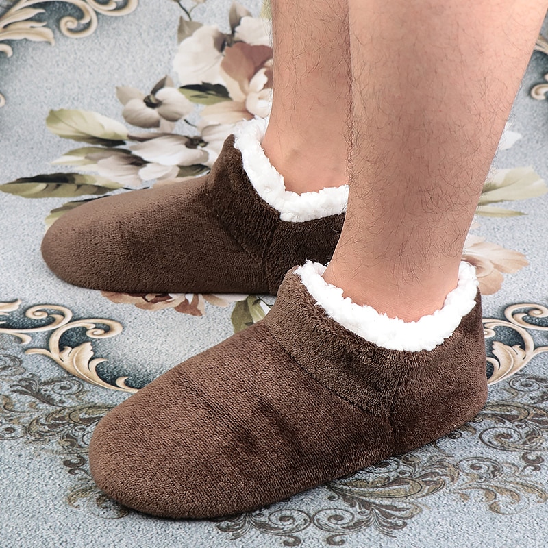 Men's Warm House Slippers for Winter