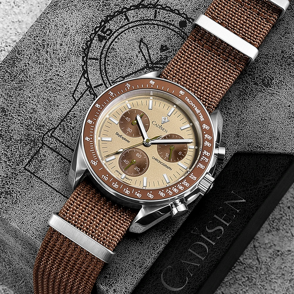 Men's Watches Luxury Quartz Wrist Watch For Men Sapphire AR Coated Crystal Canvas VK68 Speed Chronograph Automatic Men's Watches Luxury Quartz Wrist Watch For Men Sapphire AR Coated Crystal Canvas VK68 Speed Chronograph Automatic